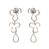 Jewelove™ Necklaces & Pendants Platinum Evara Diamond Necklace & Earrings Set JL PT NE 340