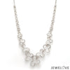 Jewelove™ Necklaces & Pendants Platinum Evara Diamond Necklace & Earrings Set JL PT NE 340