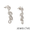 Jewelove™ Necklaces & Pendants Platinum Evara Diamond Necklace & Earrings Set JL PT NE 341