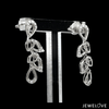 Jewelove™ Necklaces & Pendants Platinum Evara Diamond Necklace & Earrings Set JL PT NE 341