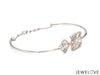 Jewelove™ Bangles & Bracelets Platinum Evara | Rose Gold Diamonds Bracelet for Women JL PTB 827