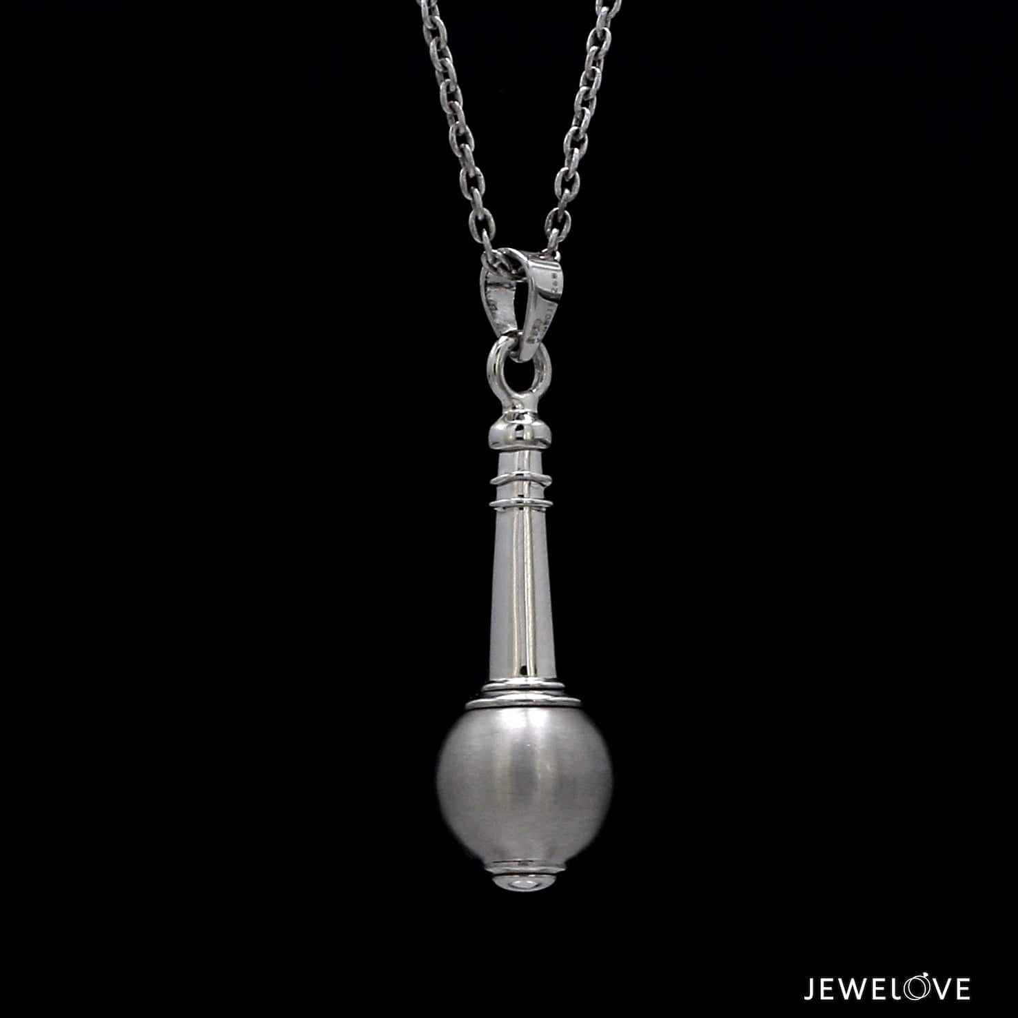 Jewelove™ Pendants Platinum Hanuman Ji Gada Pendant for Men JL PT Gada-PT