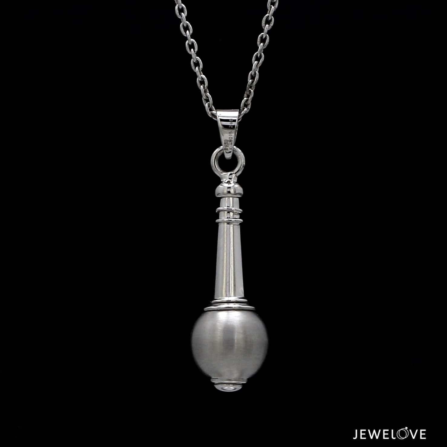 Jewelove™ Pendants Platinum Hanuman Ji Gada Pendant for Men JL PT Gada-PT