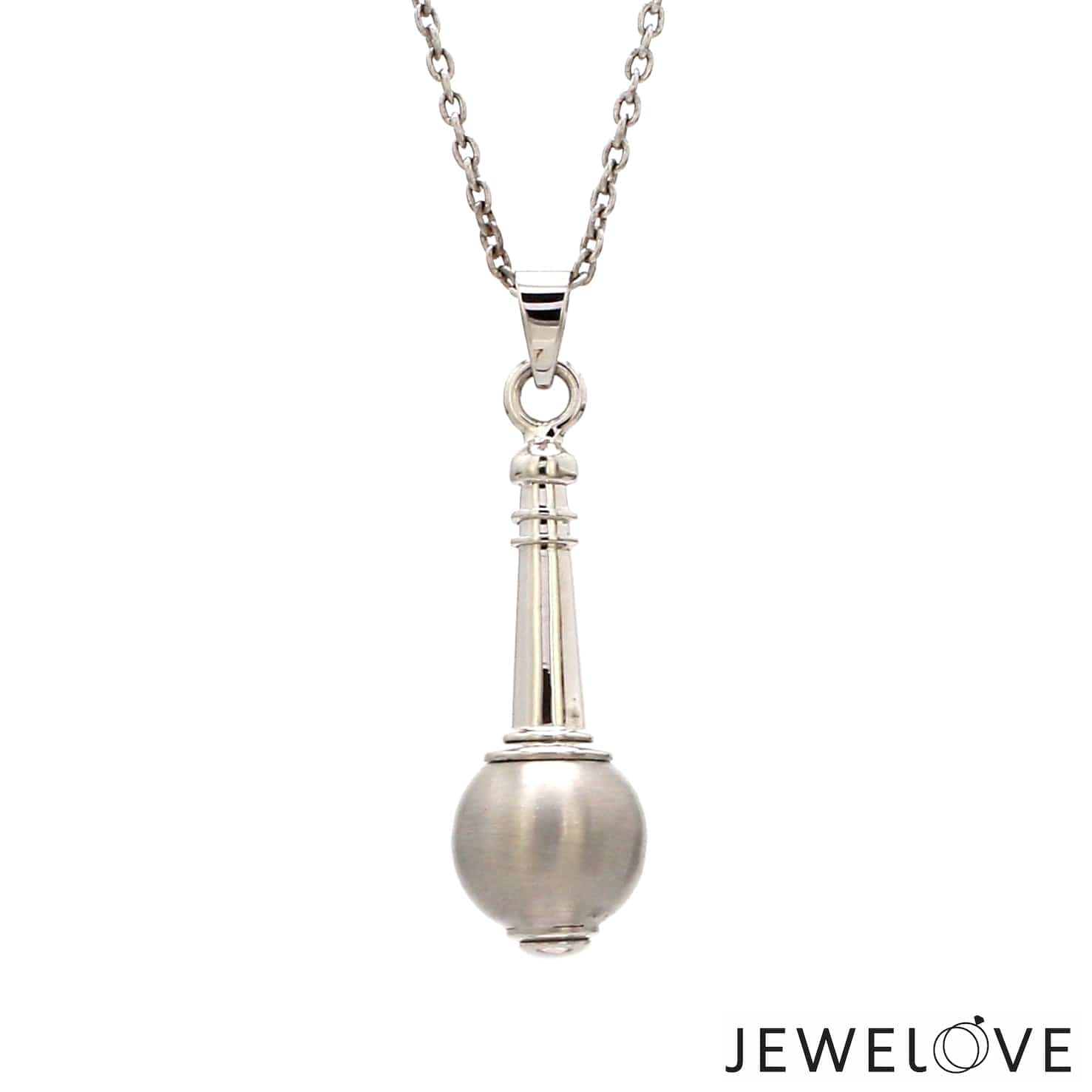 Jewelove™ Pendants Platinum Hanuman Ji Gada Pendant for Men JL PT Gada-PT