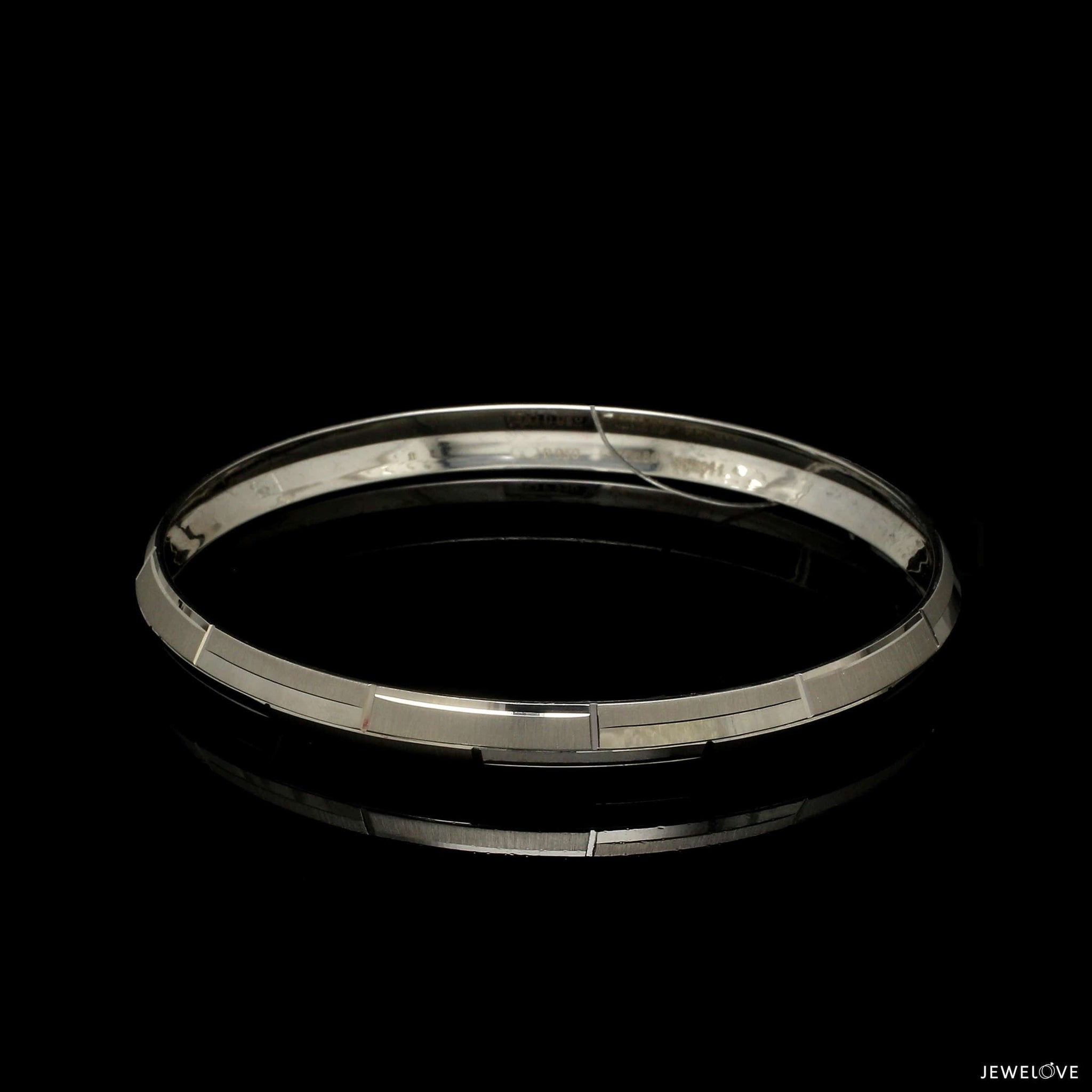 Jewelove™ Bangles & Bracelets Platinum Kada for Men JL PTB 1316