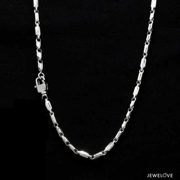 Jewelove™ Chains Platinum Links Chain for Men JL PT CH 1192