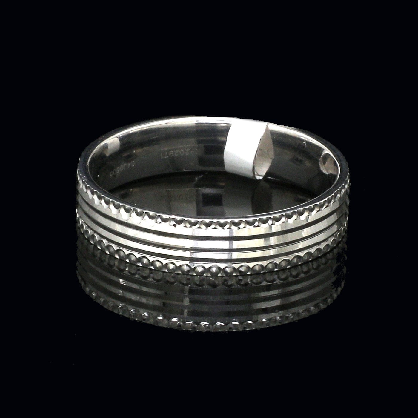 Jewelove™ Rings Men's Band only Platinum Love Bands Couple Rings JL PT 1422