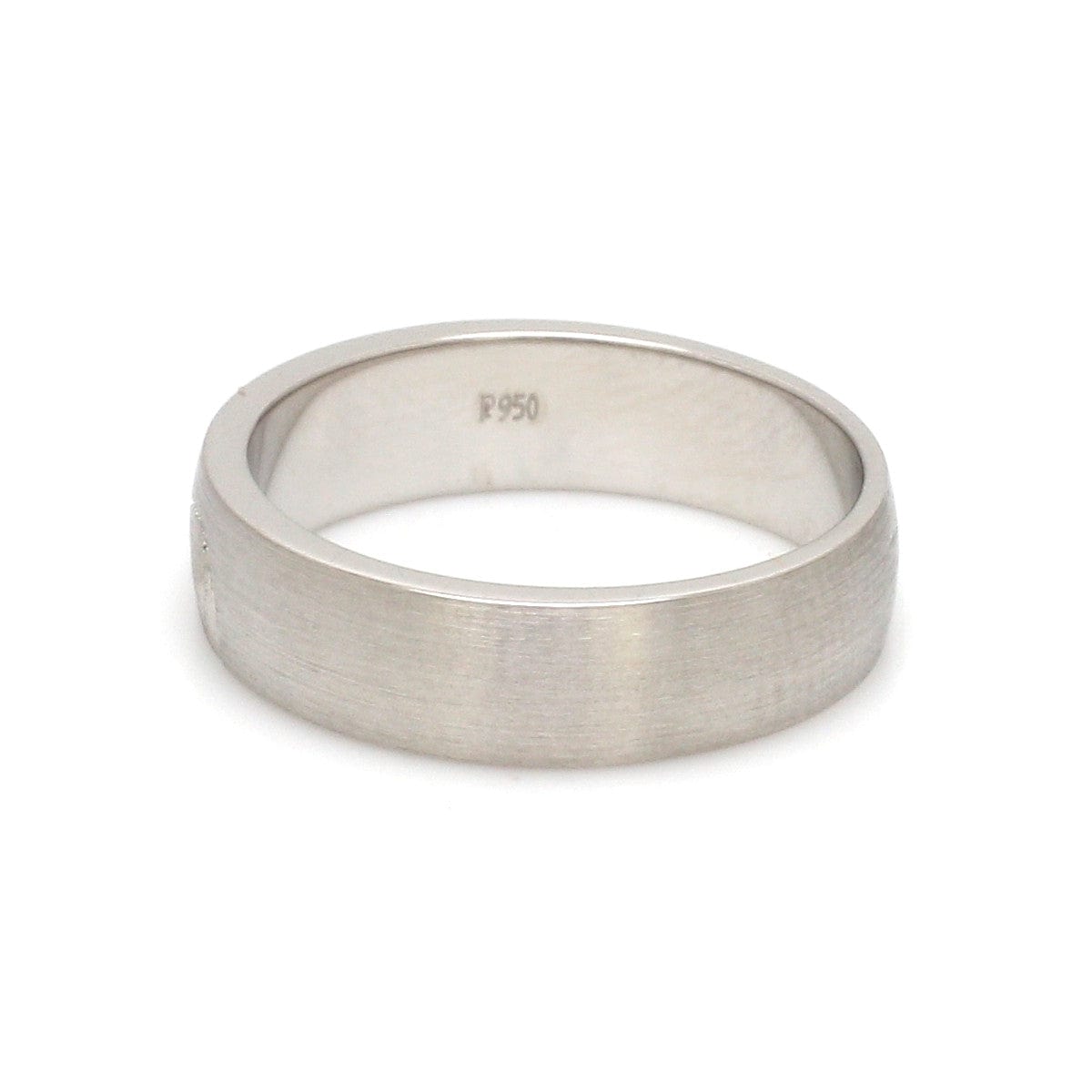 Jewelove™ Rings Platinum Love Bands Heart Couple Ring JL PT 1405