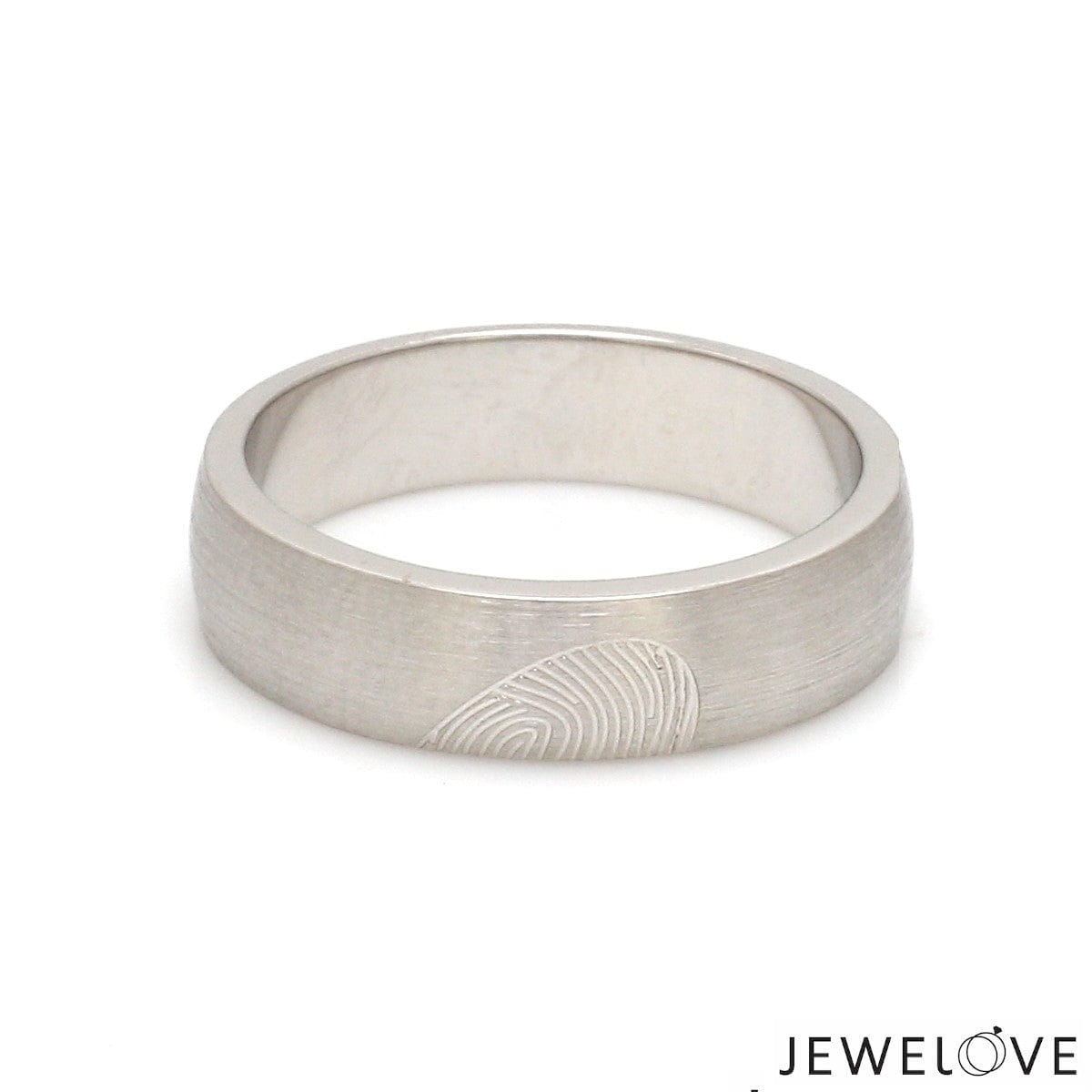 Jewelove™ Rings Platinum Love Bands Heart Couple Ring JL PT 1405