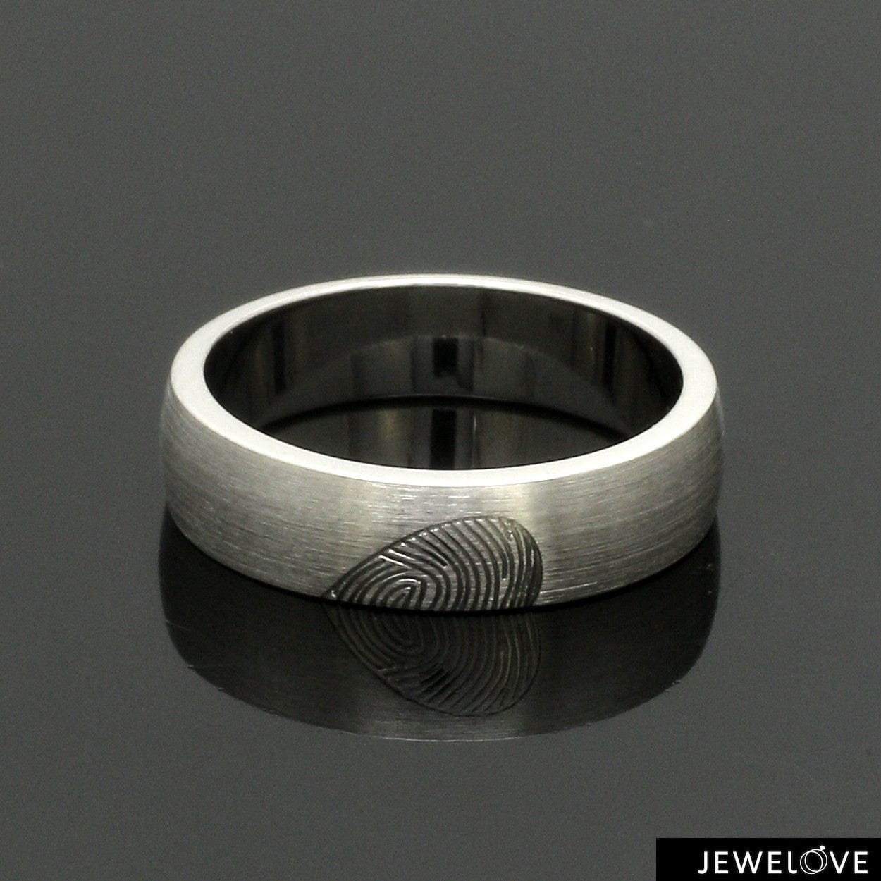 Jewelove™ Rings Women's Band only Platinum Love Bands Heart Couple Ring JL PT 1405