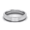 Jewelove™ Rings Women's Band only / SI IJ Platinum Love Bands with Diamond JL PT R-8016
