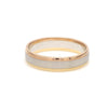 Jewelove™ Rings Platinum Love Bands with Rose Gold & Yellow Gold Edges JL PT 651