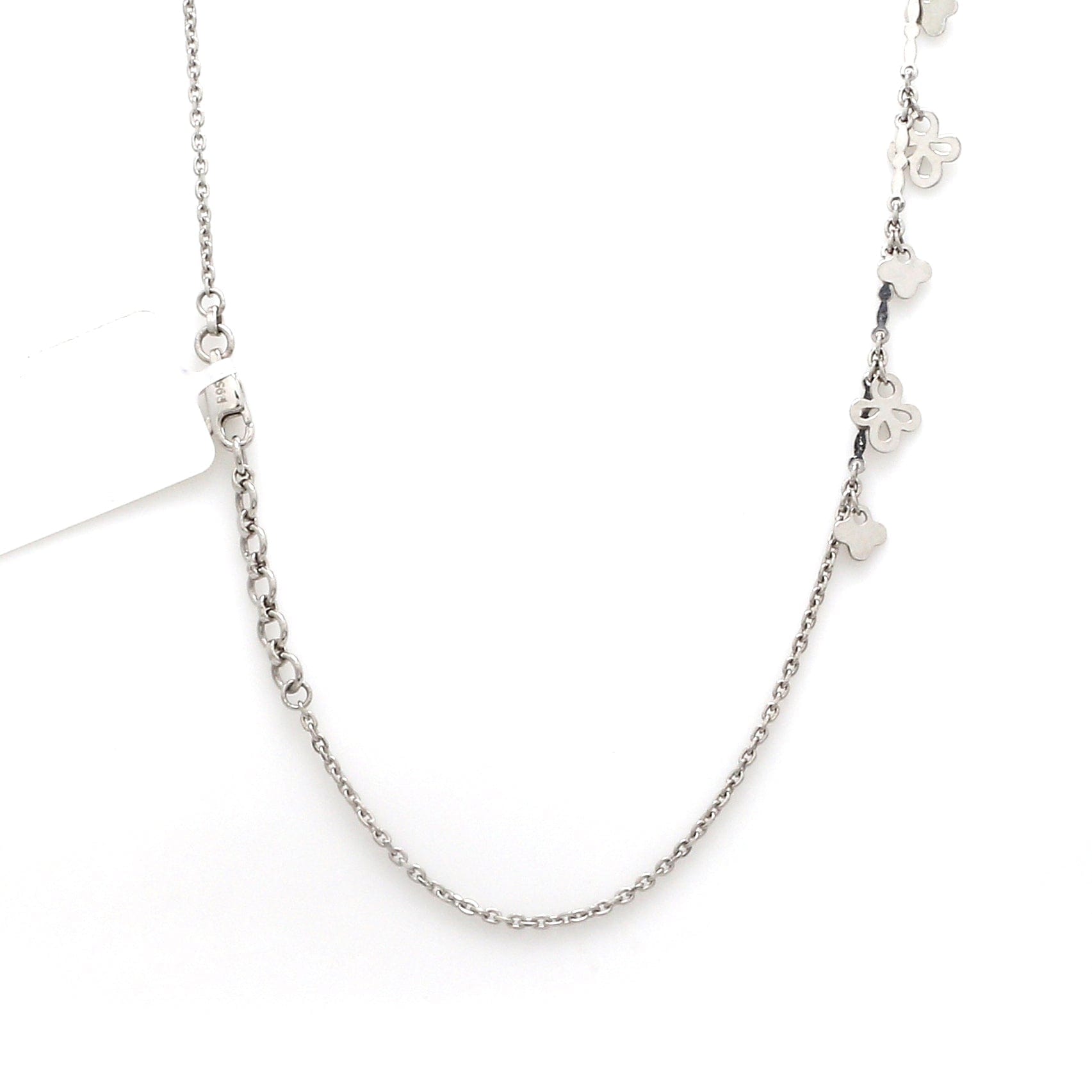 Jewelove™ Chains 16 inches Platinum Necklace Chain for Women JL PT CH 1400