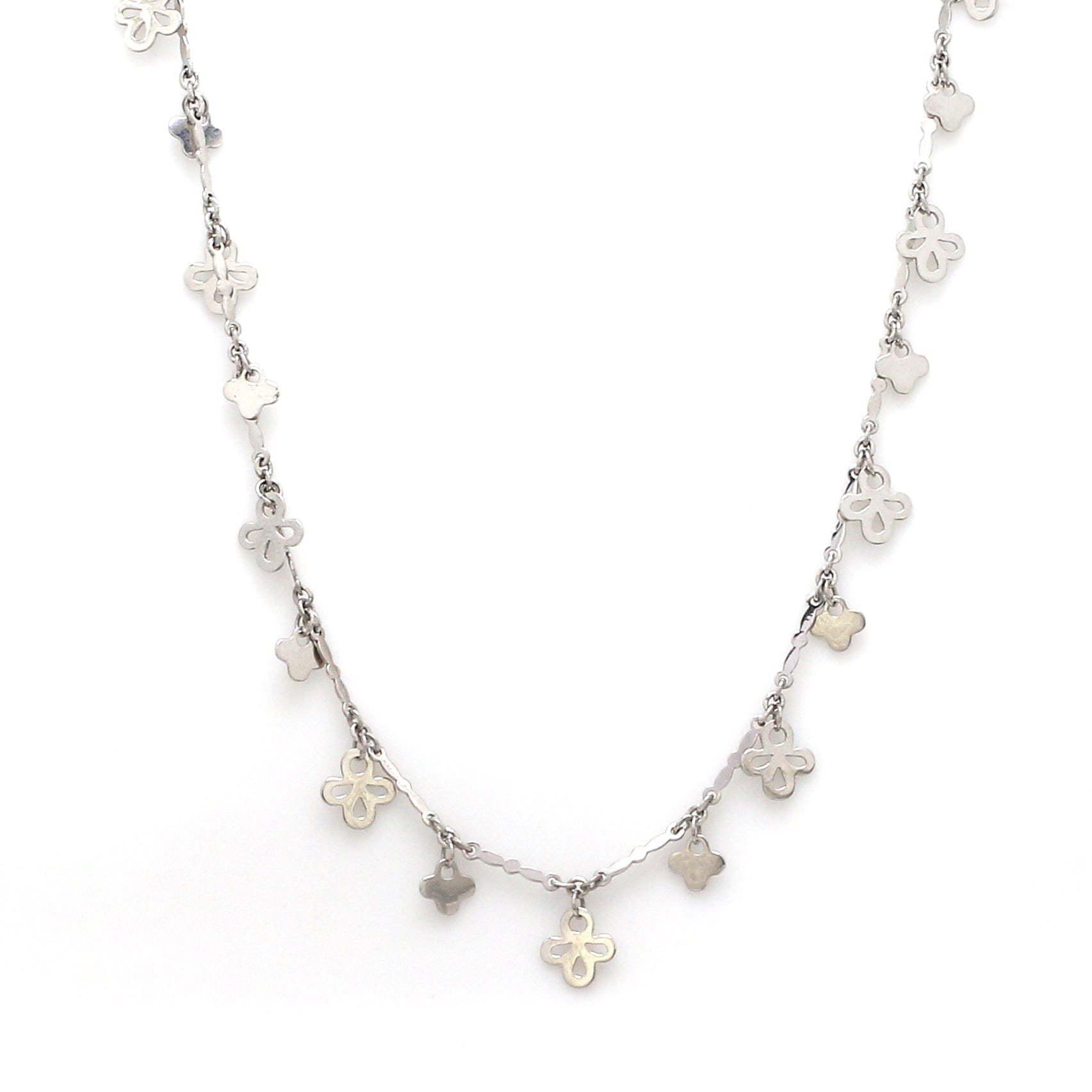 Jewelove™ Chains 16 inches Platinum Necklace Chain for Women JL PT CH 1400