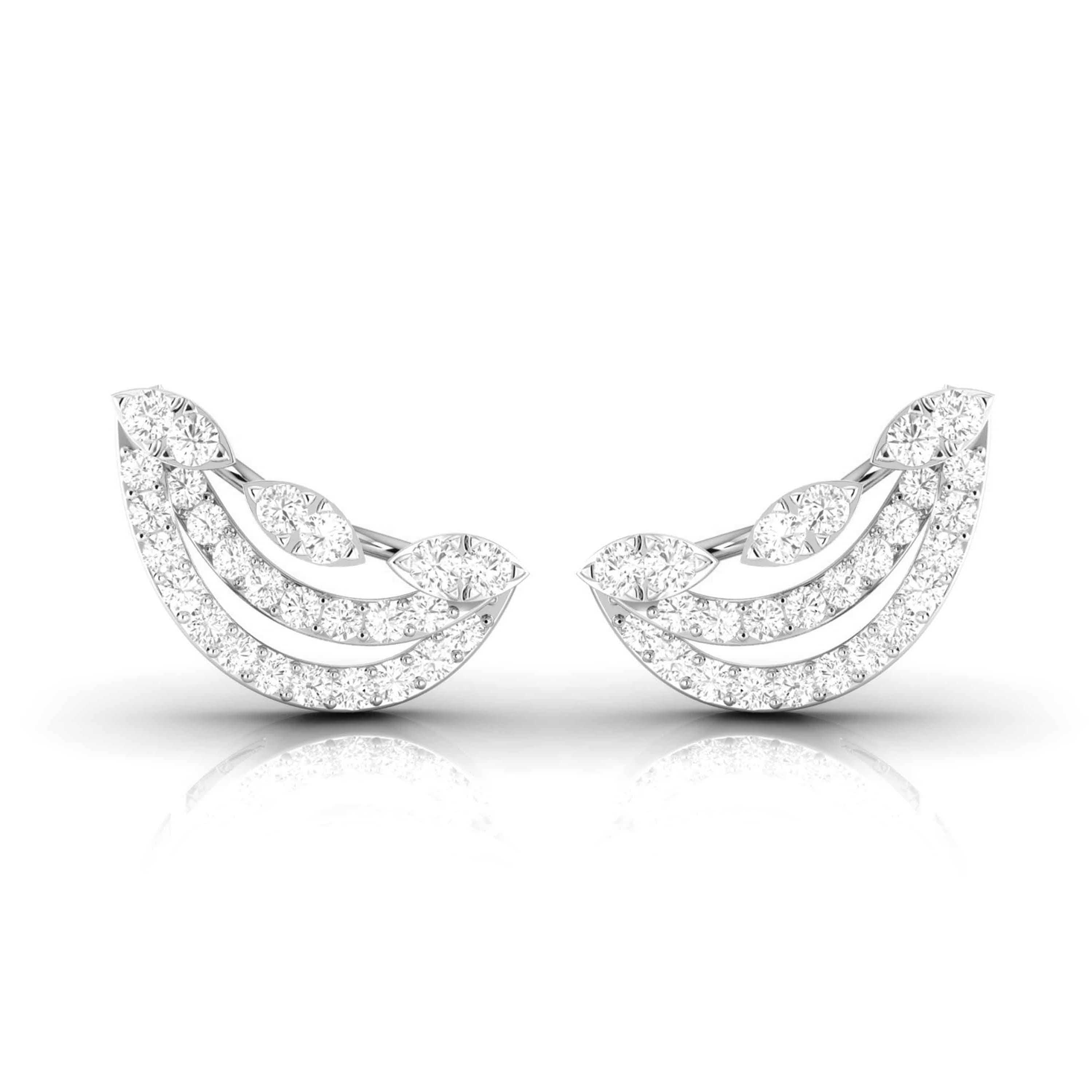 1500 Real Diamond Earrings  Candere by Kalyan Jewellers