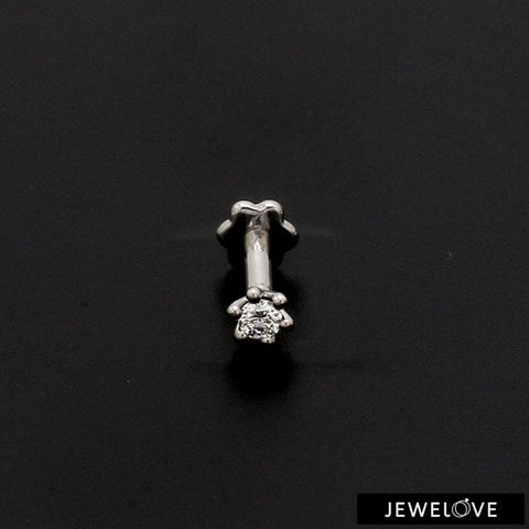 Platinum Nosepin with Diamond by Jewelove JL PT NP 102