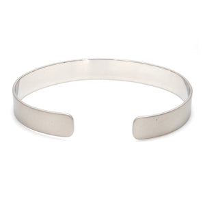 Jewelove™ Bangles & Bracelets 40 grams Platinum Open Kada for Men JL PTB 626 - Matte Finish