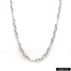 Jewelove™ Chains Platinum Oval Links Chain for Men JL PT CH 1198