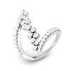 Jewelove™ Rings VS GH / Women's Band only Platinum Pear Marquise Ring with Diamonds for Women JL PT DM 0055