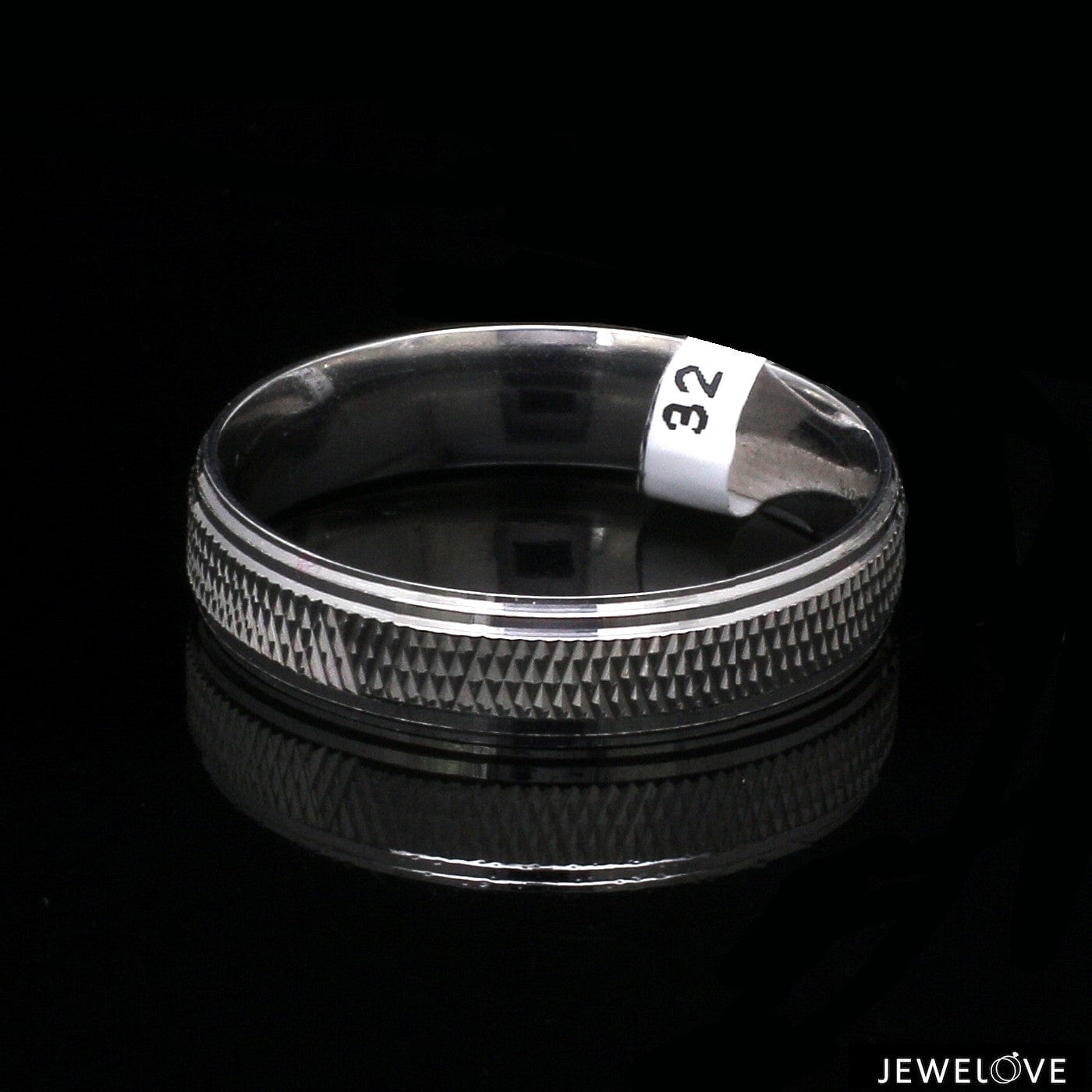 Jewelove™ Rings Men's Band only Platinum Plain Unisex Ring JL PT 1426