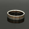 Jewelove™ Platinum Ring with a Rose Gold Streak JL PT 1003