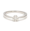 Jewelove™ Rings Platinum Ring with Seven Diamonds for Women SJ PTO 305