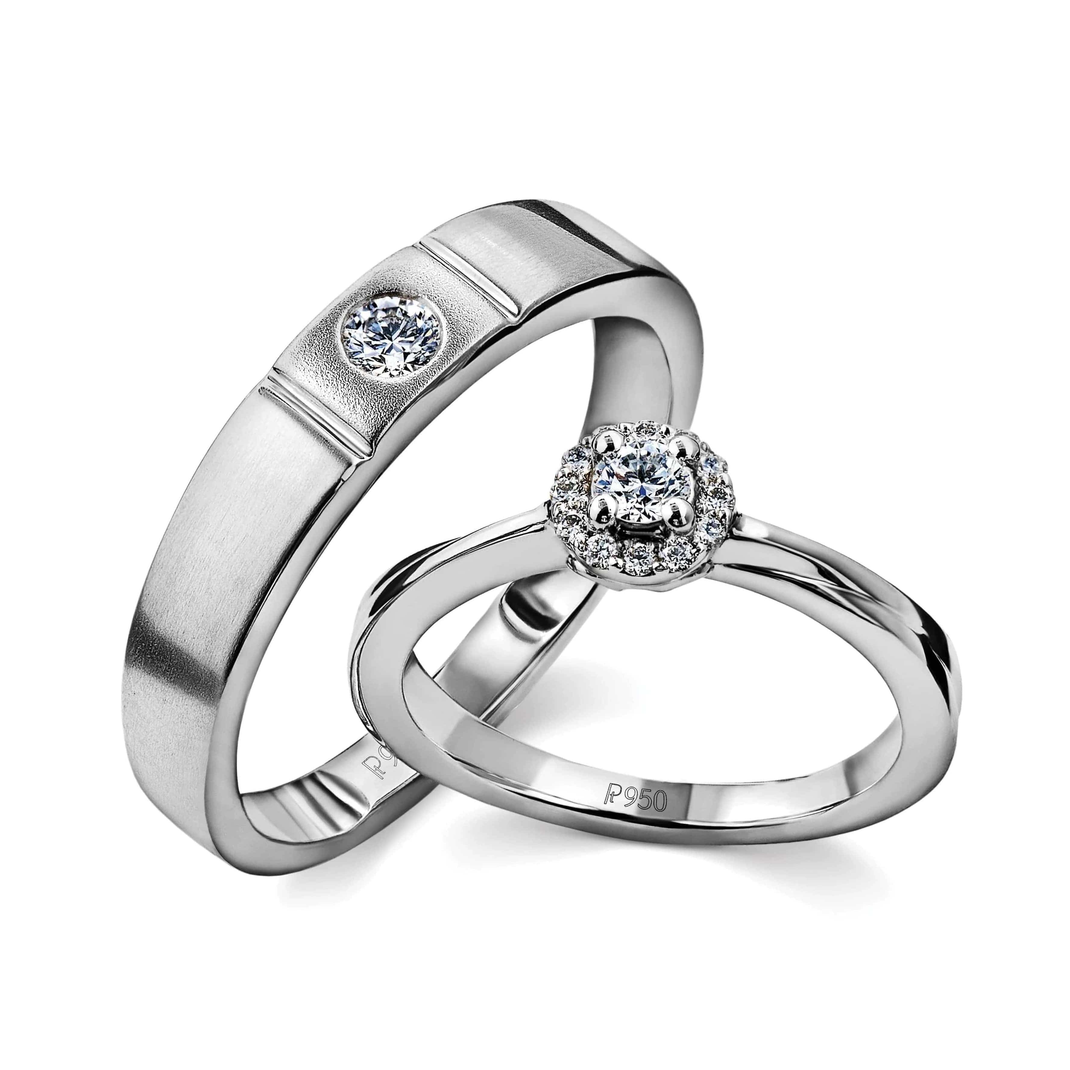 Diamond Ring For Couple Platinum Couple Ring Price Platinum Rings