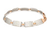 Jewelove™ Bangles & Bracelets Platinum & Rose Gold Bracelet for Men JL PTB 1060-Z