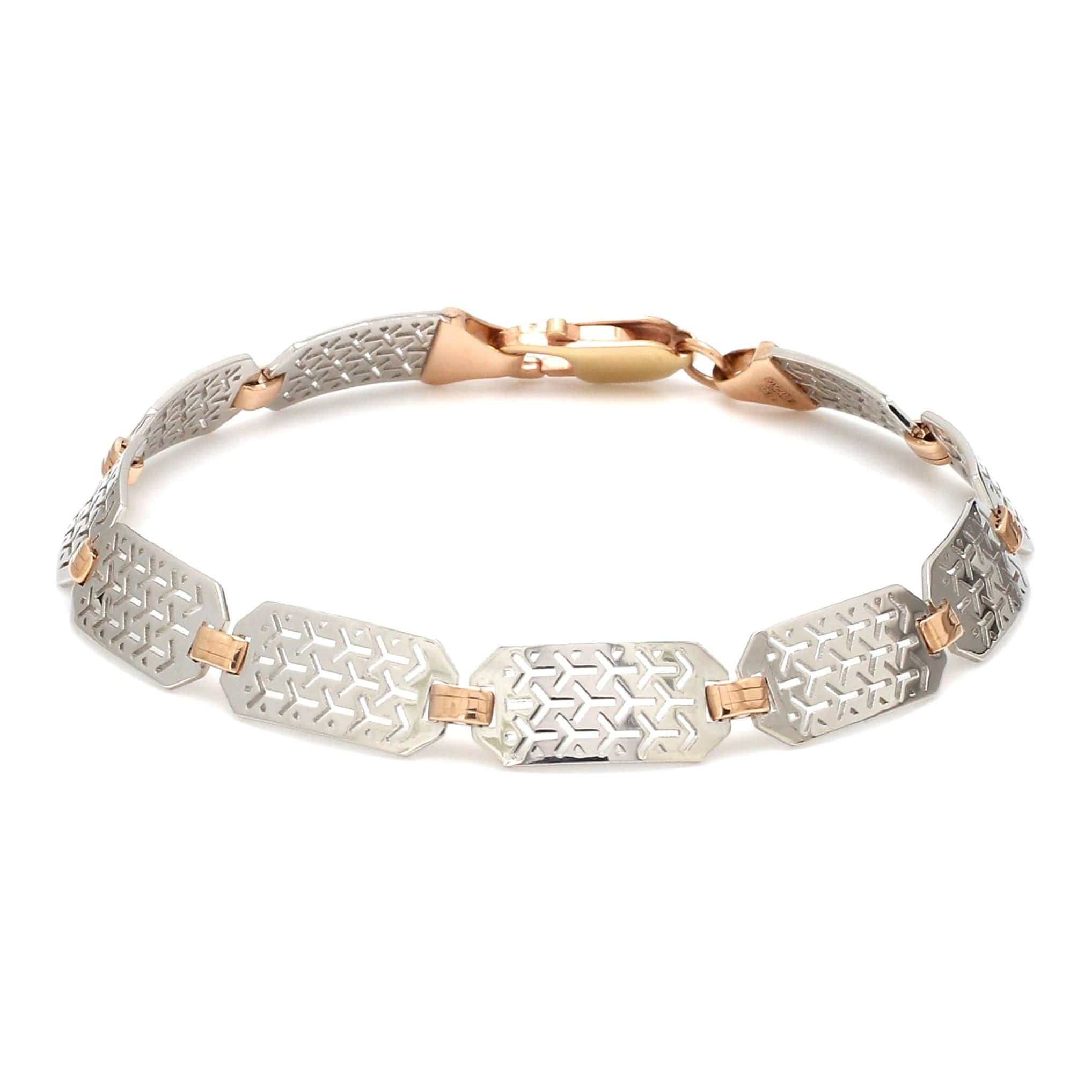 Platinum Rose Gold Bracelet for Men JL PTB 1060-Z – Jewelove™