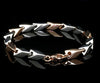 Jewelove™ Bangles & Bracelets Platinum & Rose Gold Bracelet for Men JL PTB 1077