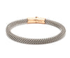Jewelove™ Bangles & Bracelets Platinum & Rose Gold Bracelet for Men JL PTB 1087