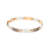 Jewelove™ Bangles & Bracelets Platinum & Rose Gold Bracelet for Men JL PTB 1091