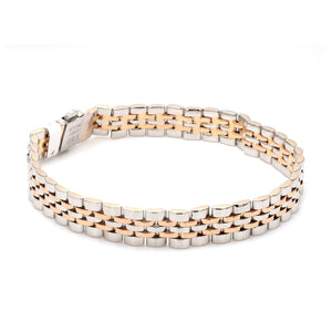 Platinum Rose Gold Bracelet for Men JL PTB 10971