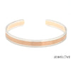 Jewelove™ Bangles & Bracelets Platinum & Rose Gold Bracelet for Men JL PTB 1217
