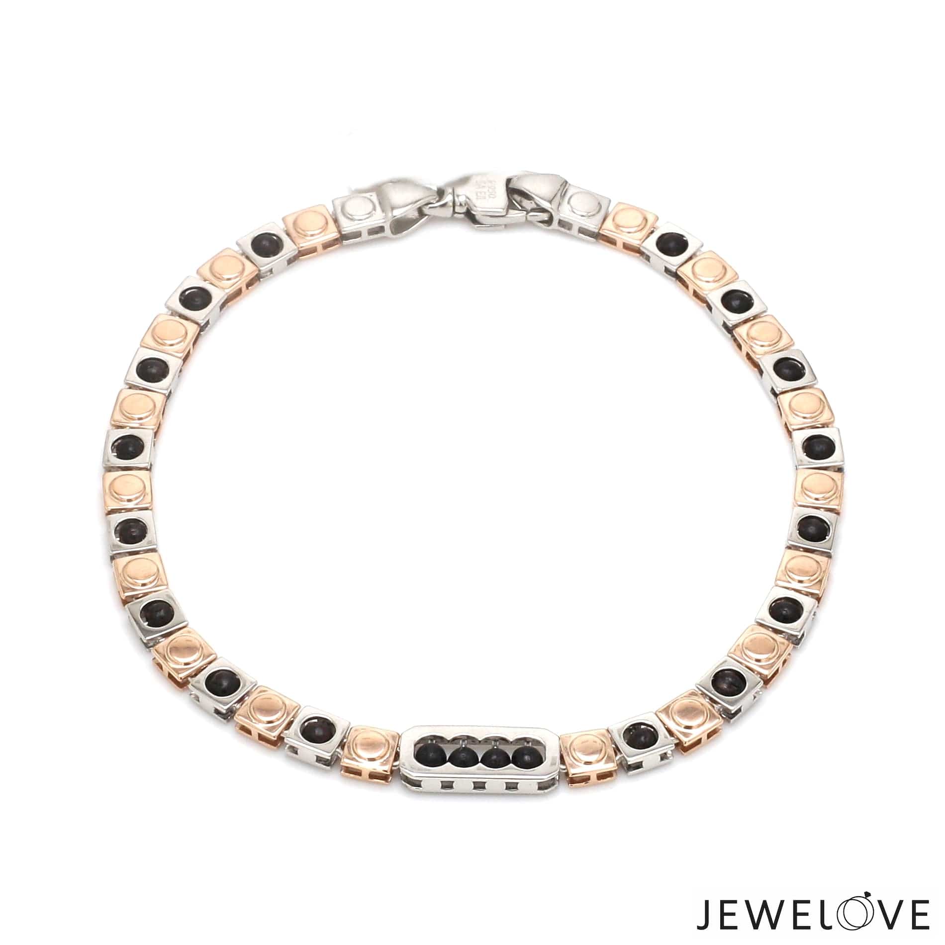 Men of Platinum | Designer Platinum Geometric Maze Bracelet JL PTB Men of Platinum | Designer Platinum Geometric Maze Bracelet JL PTB