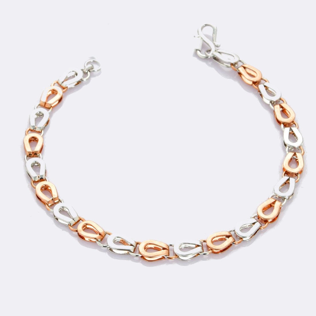 9ct Gold Multi Stone Kisses Bracelet - 7.25in - G8303 | F.Hinds Jewellers
