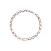 Jewelove™ Bangles & Bracelets Platinum & Rose Gold Bracelet for Men JL PTB 701