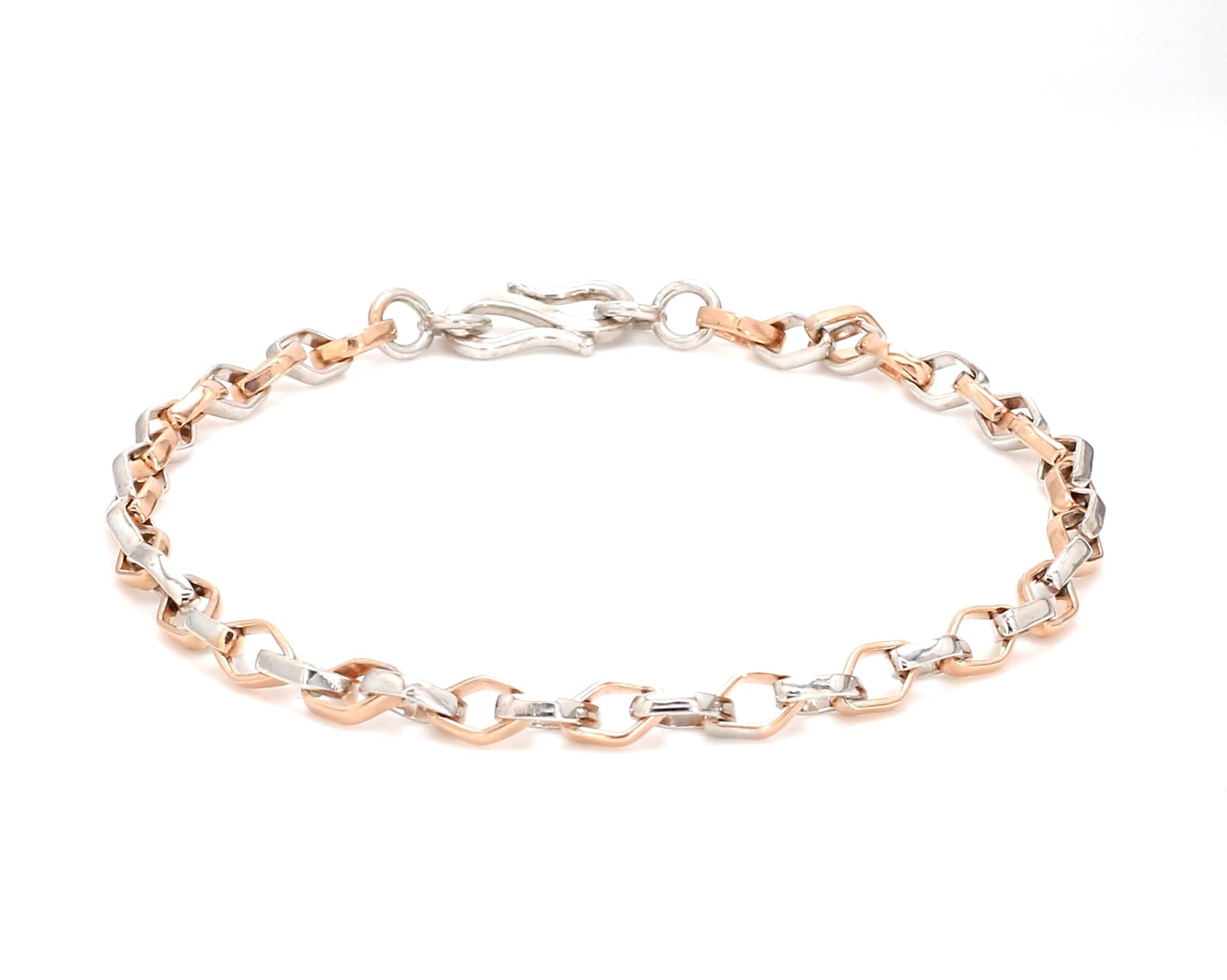 Cable Cuff Cremation Bracelet in 14K Rose Gold – closebymejewelry