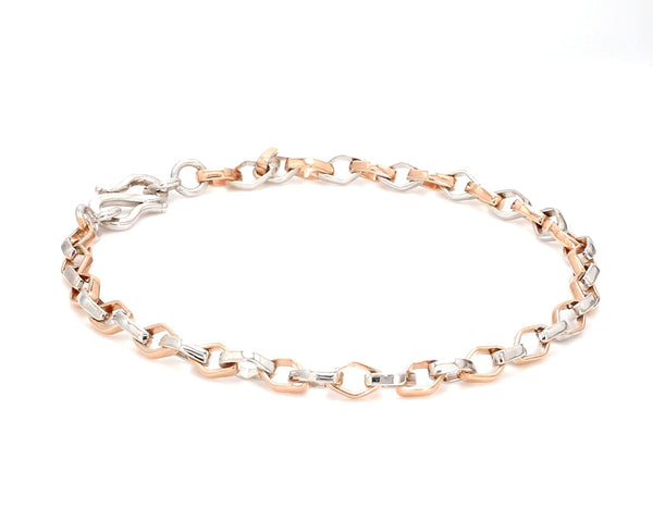 Jewelove™ Bangles & Bracelets Platinum & Rose gold Bracelet JL PTB 854