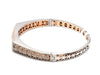 Jewelove™ Bangles & Bracelets Platinum Rose Gold Bracelet Matte & Hi-Polish for Men JL PTB 1182