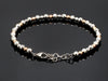 Jewelove™ Bangles & Bracelets Platinum Rose Gold Bracelet with Diamond Cut Balls for Women JL PTB 1200