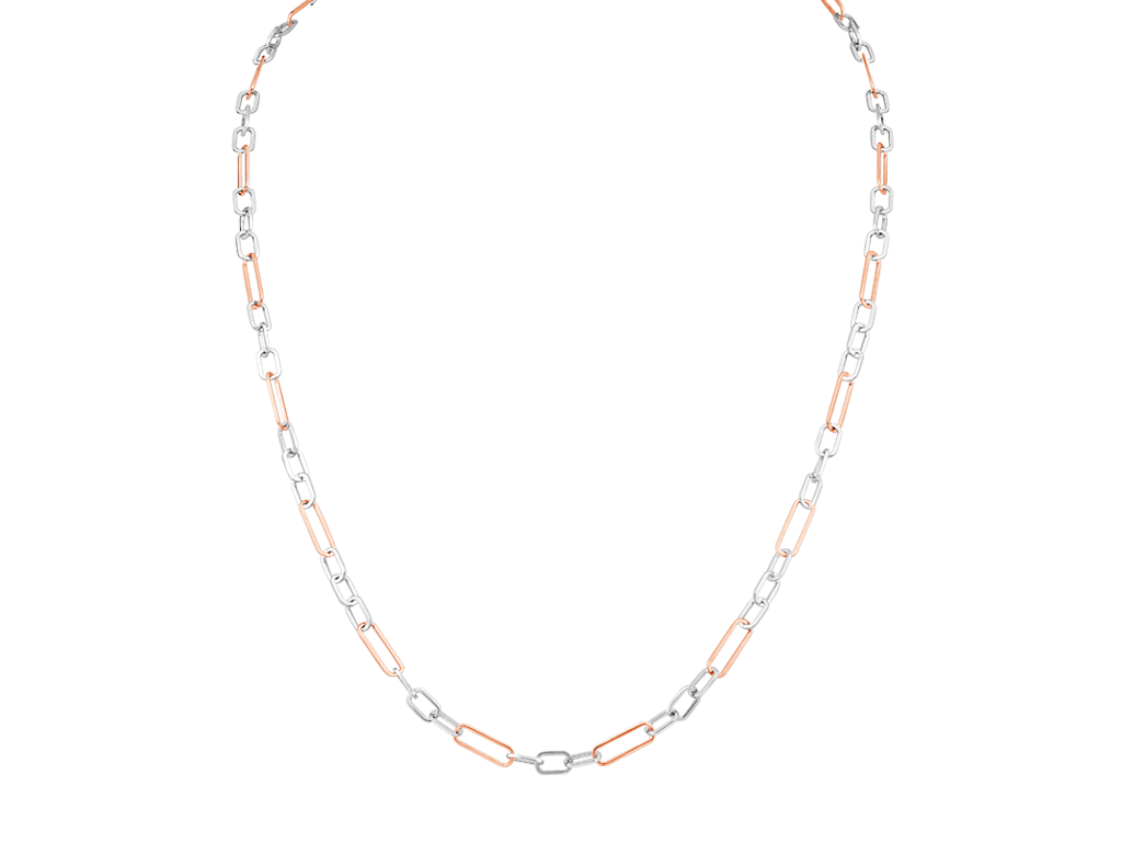 Jewelove™ Chains Platinum + Rose Gold Chain for Men JL PT CH 0228