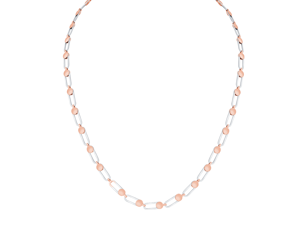 Jewelove™ Chains Platinum & Rose Gold Chain for Men JL PT CH 0315