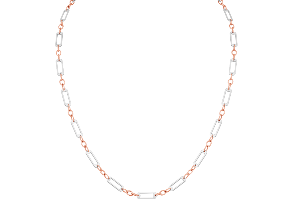 Jewelove™ Chains Platinum & Rose Gold Chain for Men JL PT CH 0317