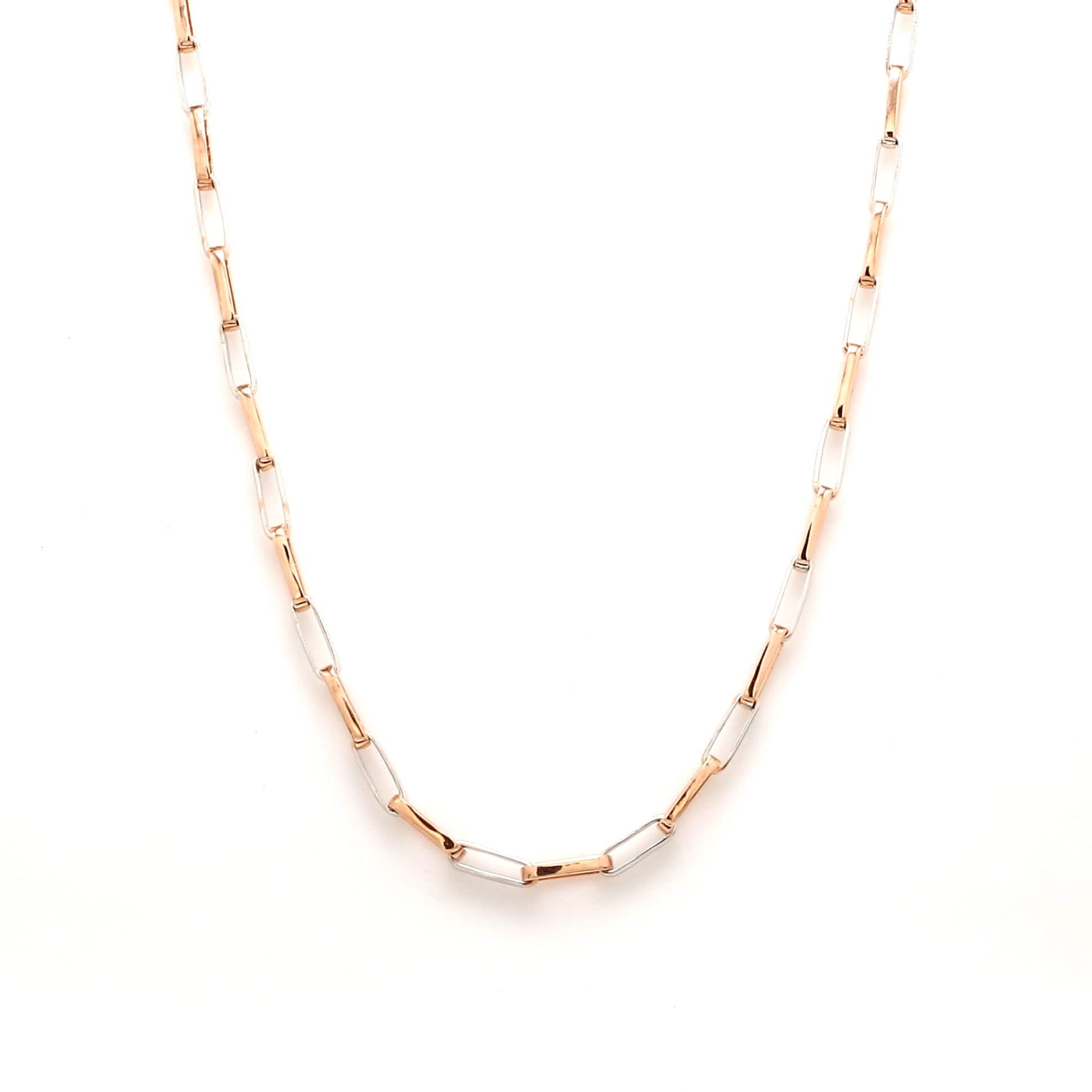 Jewelove™ Chains Platinum + Rose Gold Chain for Men JL PT CH 1046