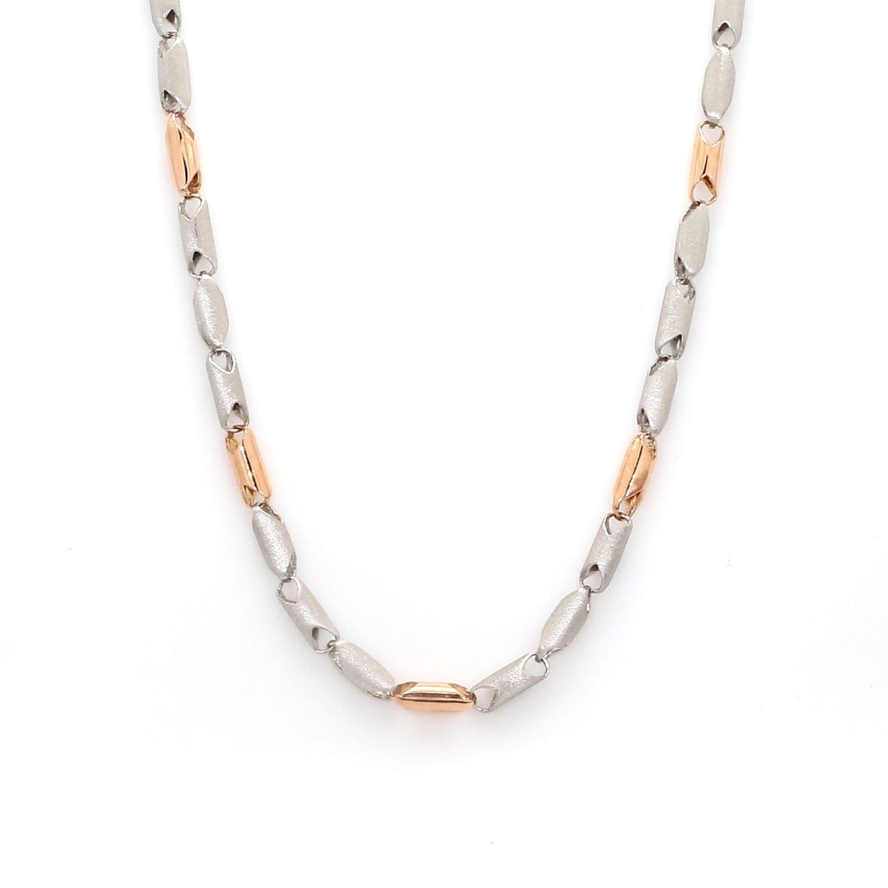 Platinum with rose gold chain Clearance