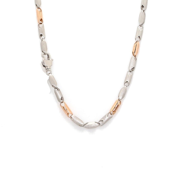 Jewelove™ Chains Platinum & Rose Gold Chain for Men JL PT CH 1102