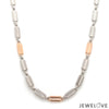 Jewelove™ Chains Platinum + Rose Gold Chain for Men JL PT CH 1301