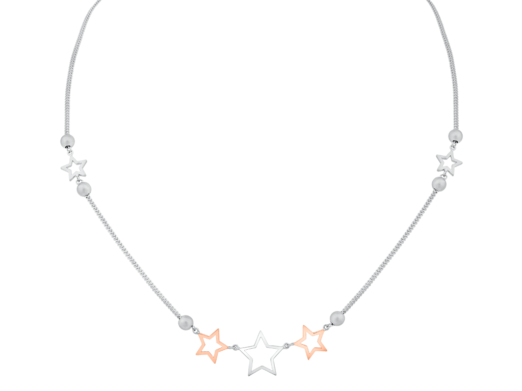 Platinum & Rose Gold Chain for Women JL PT CH 0310