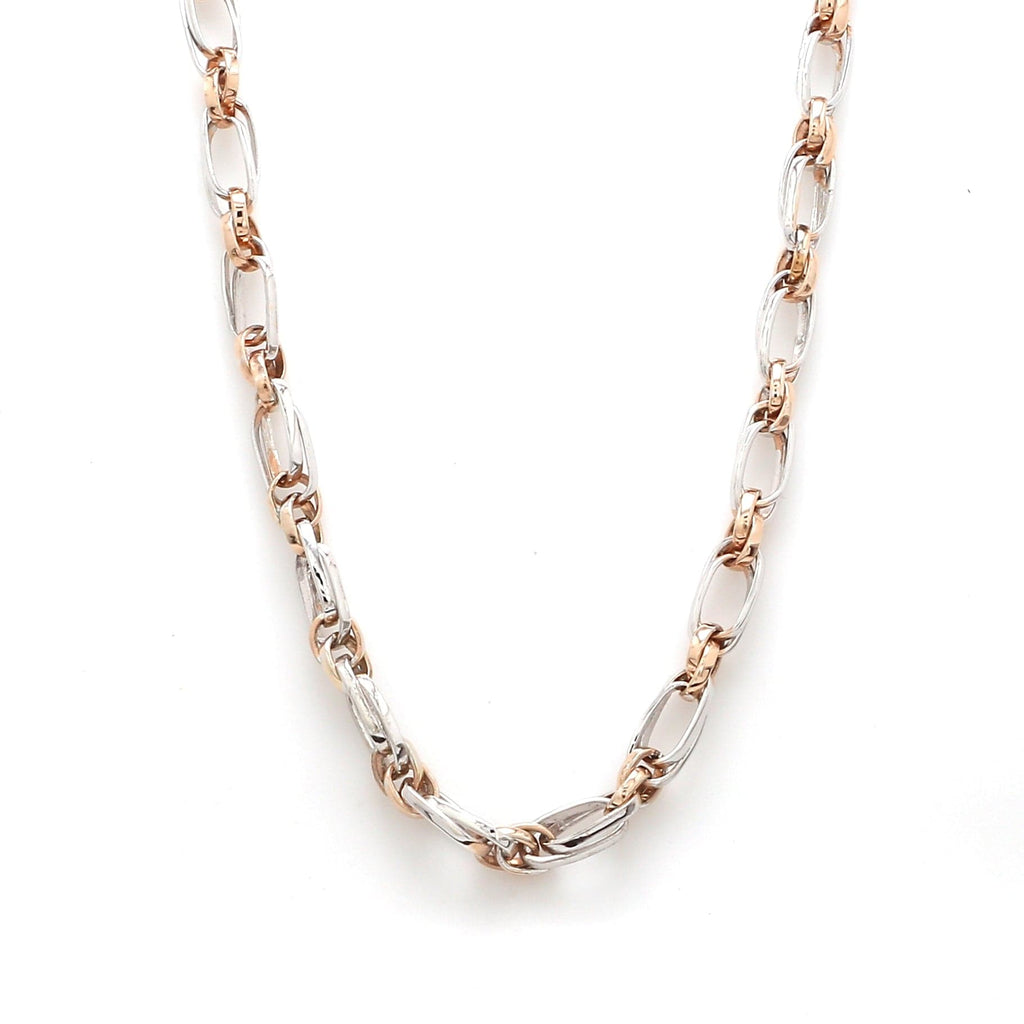 Jewelove™ Chains Platinum & Rose Gold Chain for Women JL PT CH 1055
